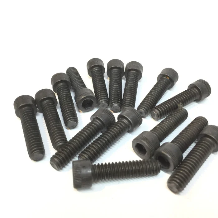 ZORO 1″-18 Length X 1/4″ Wide, Black Oxide Alloy Steel HEX BOLT [ LOT OF 15 ]
